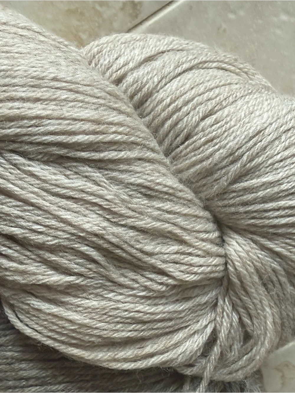 Cloudborn Fibers Merino Superwash Sock Twist Yarn - Shaela Heather/Taupe Heather
